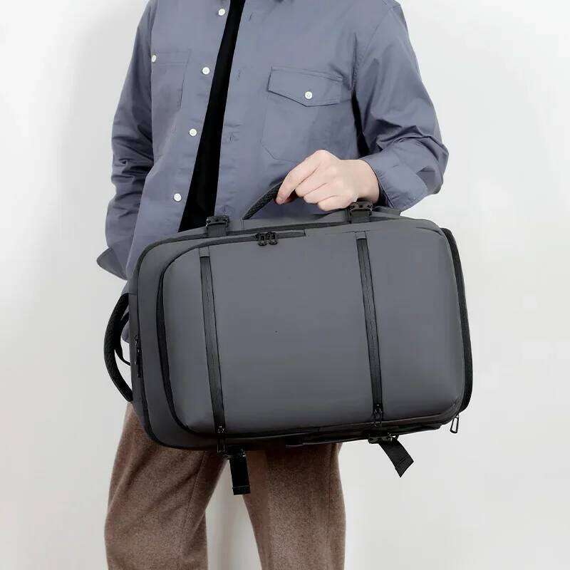 Smart Multi Layer Unisex Backpack - USB Port,Wet/Dry Zones & Shoe Compartment,Lightweight Oxford for Work/Travel/Daily Use