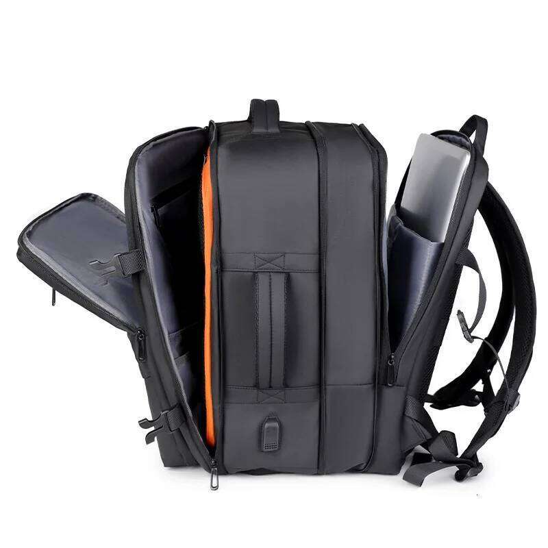 Smart Expandable Travel Backpack USB Port,With Wet/Dry Separation & Shoe Compartment - Unisex for Business/Trips