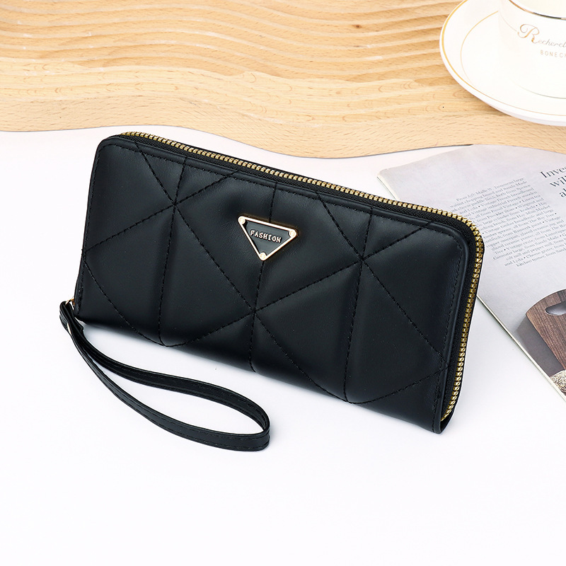 Free Shipping 2025 New Designer Bag Trendy Women's Wallet INS Long Large Capacity Zipper Women's Wallet Fashionable High-end Clutch