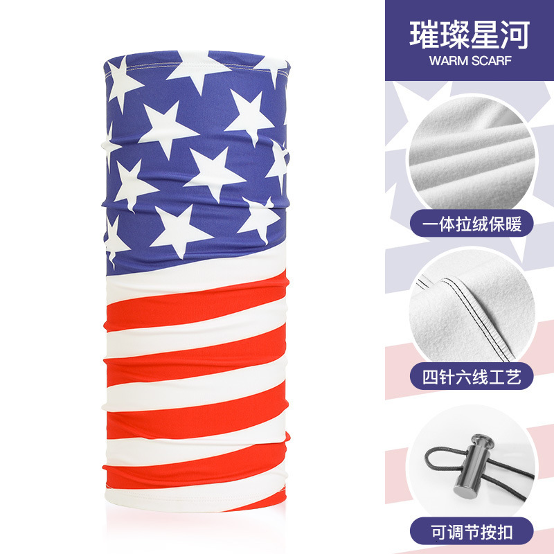 High Quality Ski Mask Cycling Winter Outdoor Waterproof Fleece Lined Warm Thickened Hip Hop Multifunctional Magic Headband