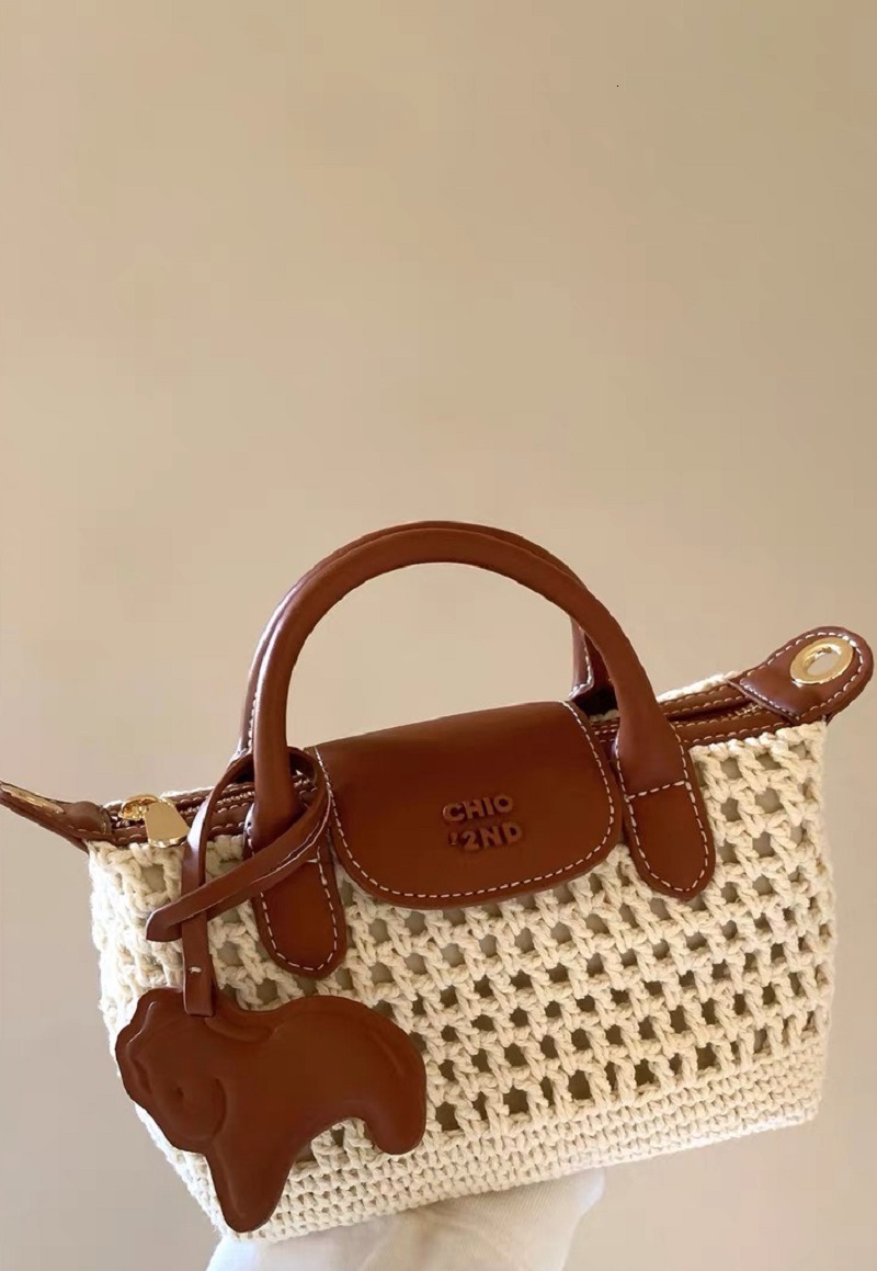 Free Shipping Designer Bag Nanfeng Chio Women's Second Weekend Tote Bag Summer Casual Woven Handbag Shoulder Bag Crossbody Small Bag Light Luxury