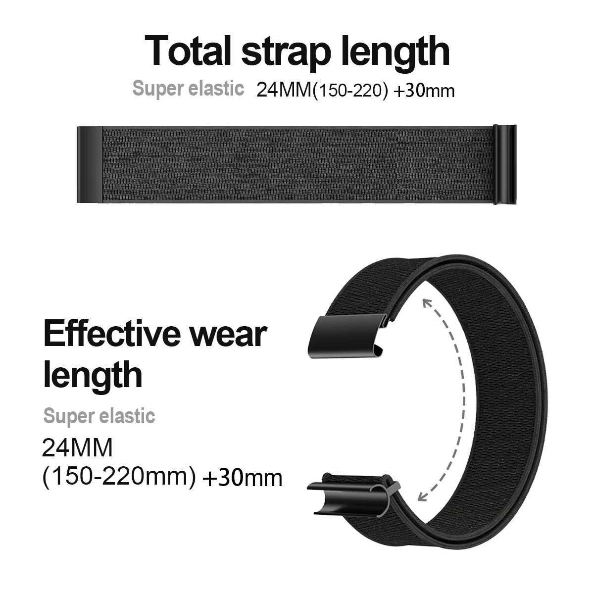 Nylon strap for Whoop band 5.0 Whoop 4.0 bands/3.0 Stretchy Sport watch bracelet elastic wrist replacement for Whoop 5.0 straps W250630