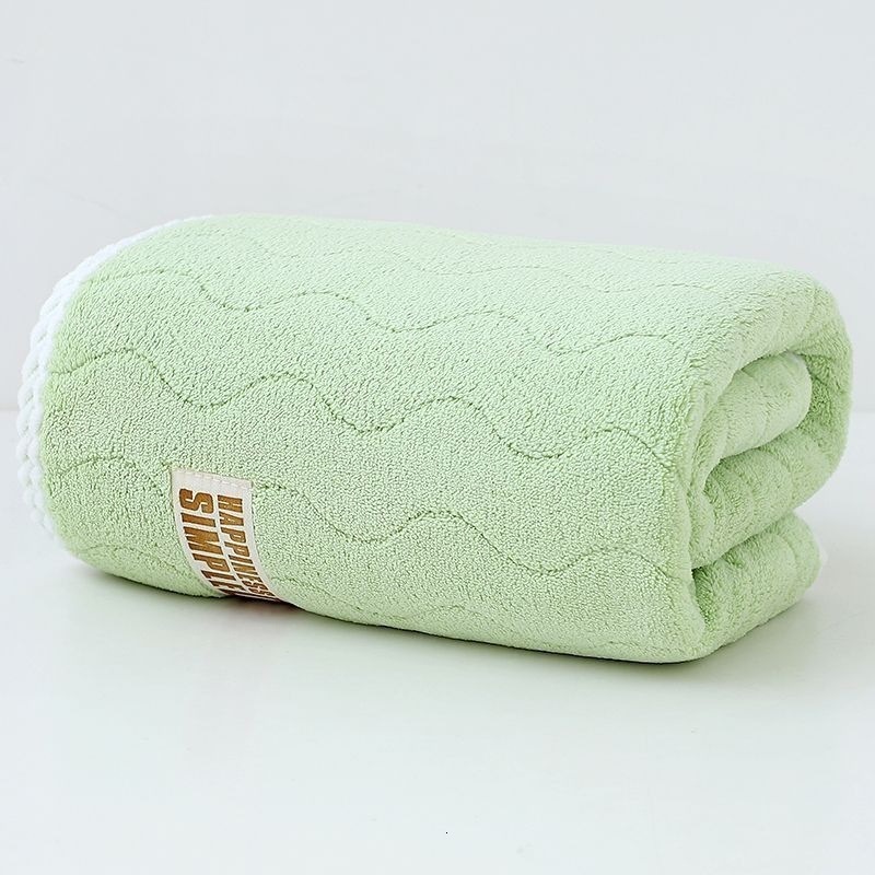 5Pcs 3 Towels2 Bath Towels S Pattern Cloth Label Coral Velvet Towels Bath Towel Combo Set Soft plaid Quick and Easy to Dry Can Be Used for Bathing Was
