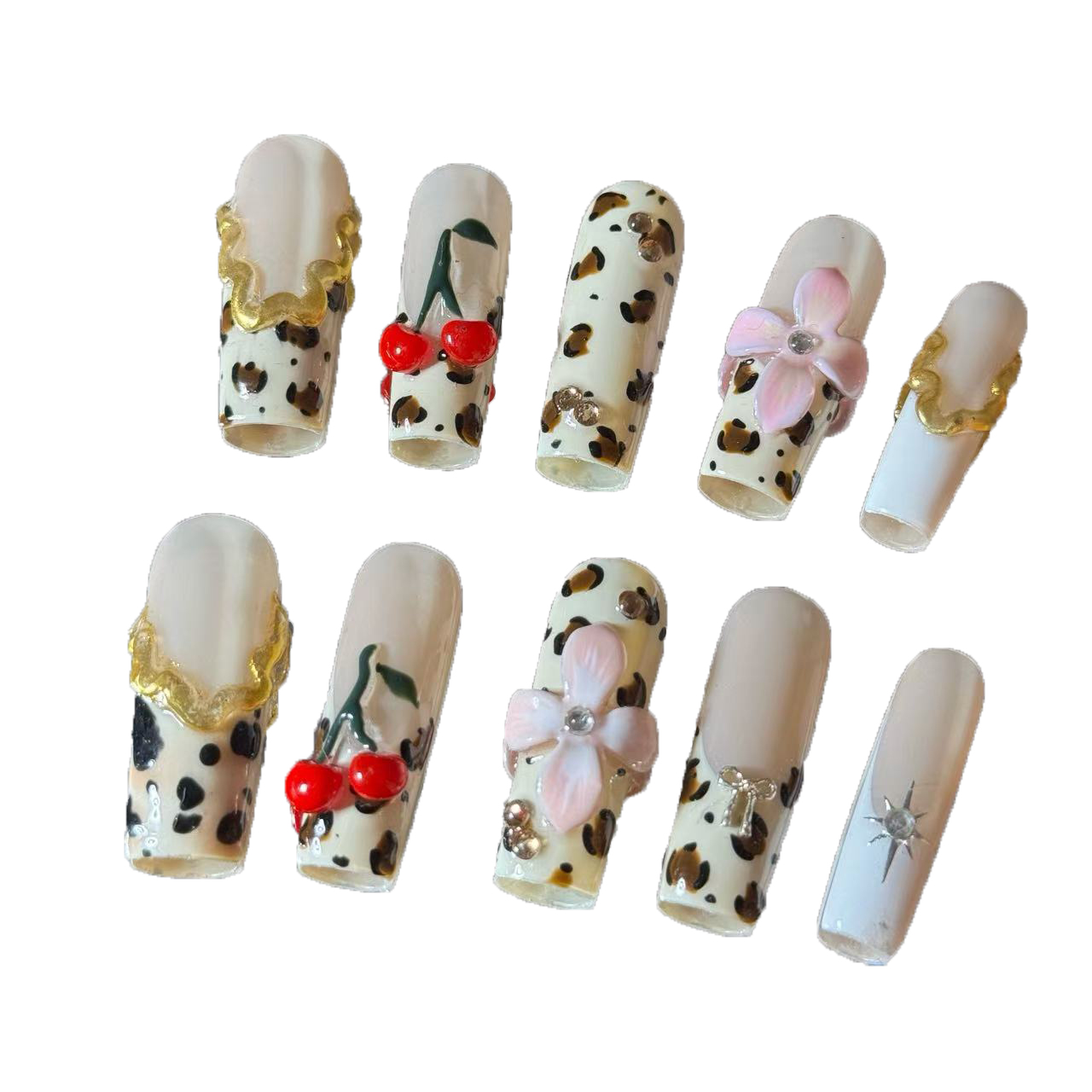 High-Quality Handmade Nail Stickers Easy Application and Long-Lasting Beauty