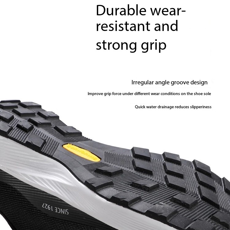 Outdoor leisure mountaineering cross-country running sports men's shoes, mesh breathable, anti-skid, shock-absor.