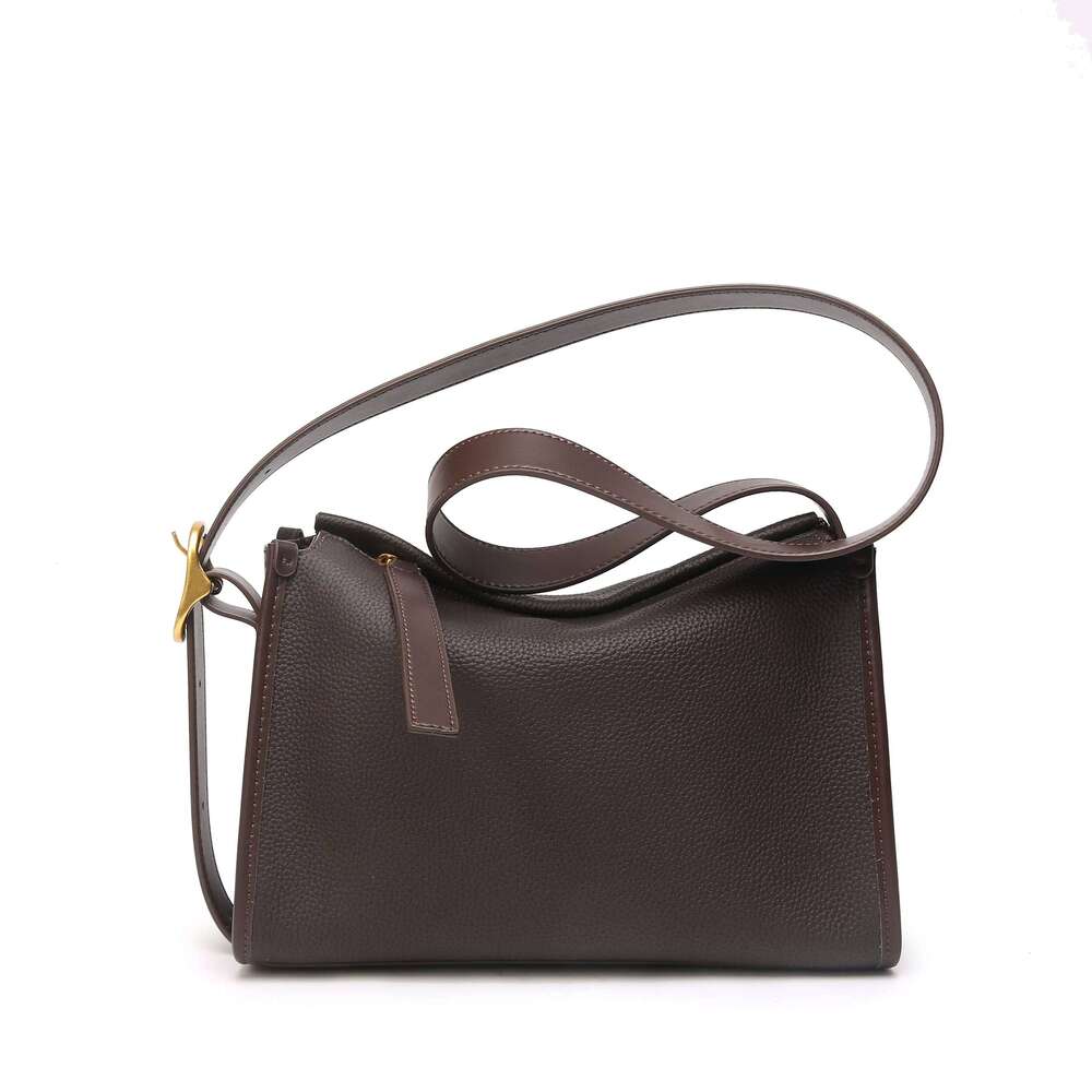 Genuine Leather Fashion Wide Strap Women's Shoulder Crossbody High Quality Casual Ladies Square Bag Female