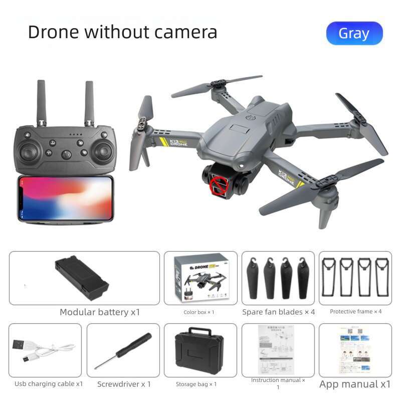 K MAX Folding HD Dual Camera Aerial Photography Altitude Hold Quadcopter Remote Control Aircraft Drone