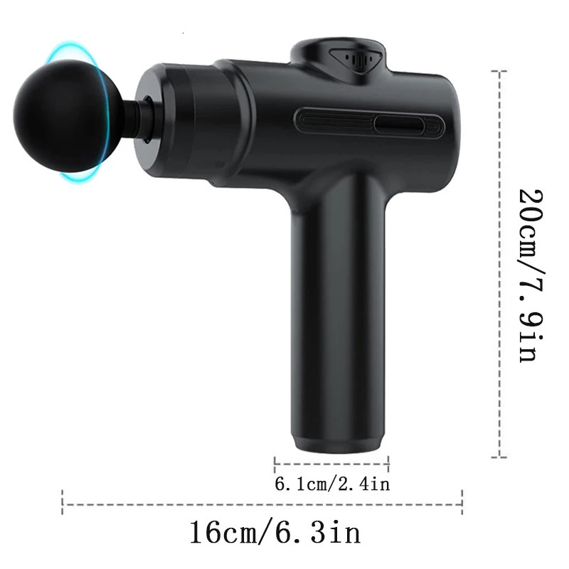 Fascia Gun Portable Muscle Massage Gun Deep Muscle Tissue Percussion Massager For Athletes Holding Body Back Muscle Massage 250922