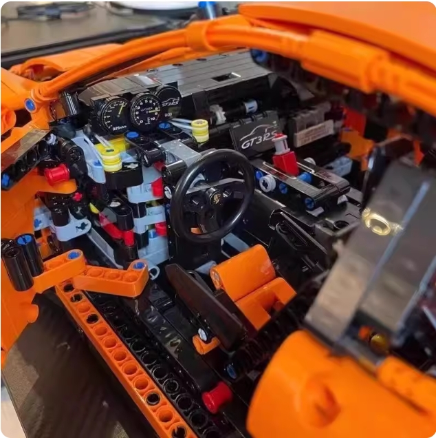 Top quali 42056 leg0 P0rsche 911 GT3 sports car building block mechanical group racing car model high diffic boy toy model C251111