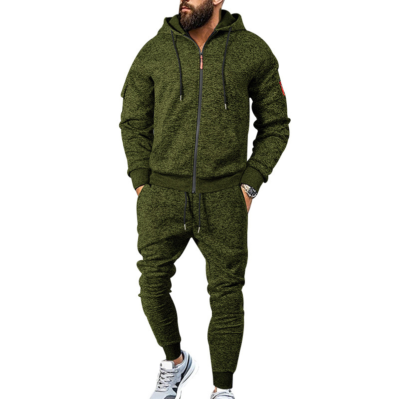 new Autumn Winter track suit Hoodies Pants Two Piece Set Men s Hoodies Tracksuits Jogger Pants thick Warm Clothes Men pullover trousers pants Sets 2pc