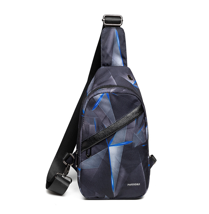 Free shipping new chest bag men trend waterproof Oxford cloth single shoulder cross-body bag multifunctional outdoor shoulder bag