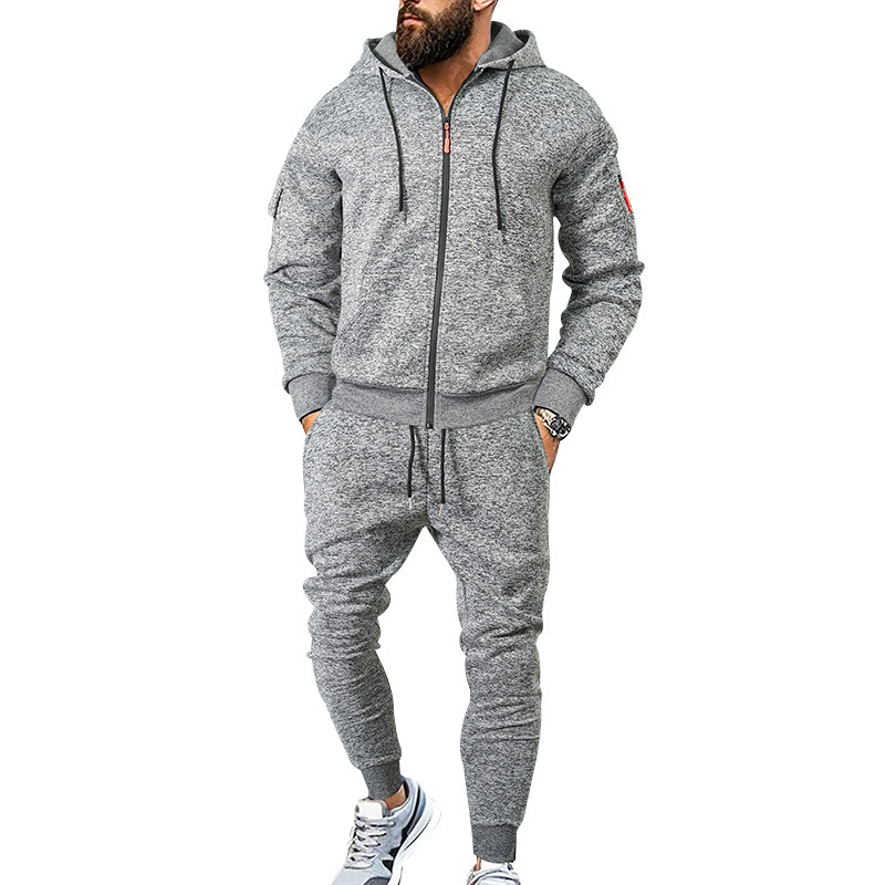 new Autumn Winter track suit Hoodies Pants Two Piece Set Men s Hoodies Tracksuits Jogger Pants thick Warm Clothes Men pullover trousers pants Sets 2pc