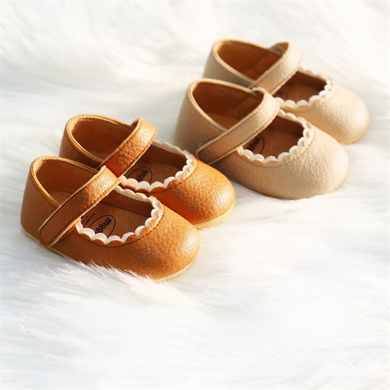 First Walkers Baby Shoes First Walkers Spring Baby Princess Shoes Headband Walking Shoes Headband Socks 0-12M Toddler Shoes 230314