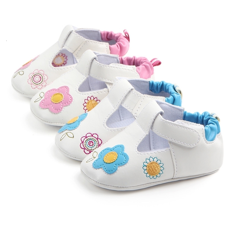Melario Newborn Baby Flowers Shoes Fashion Toddler Girls Boys First Walkers Kids Infants Sweet Spring Autumn Shoes 210412