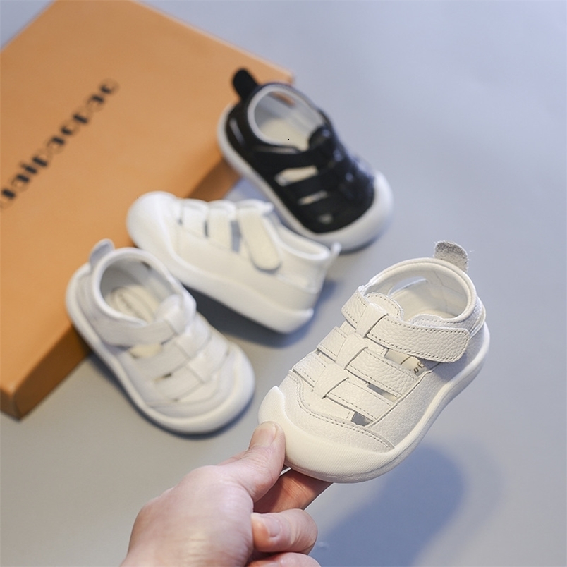 Sandals Summer Sandals For Baby Boys Girls Soft Bottom Leather Shoes Children Casual Shoes Little Kids Baby Toddler Beach Sandals 230515