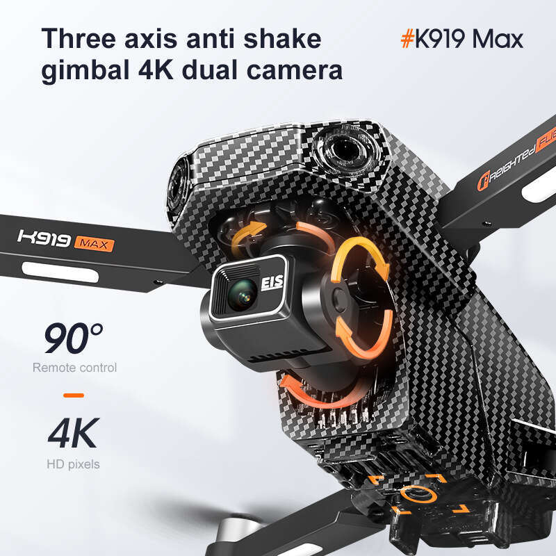 Camera Drone K919max Three-Axis Anti-Shake Gimbal Drone 4K HD Photography Screen Control Brushless Aerial Camera Drones