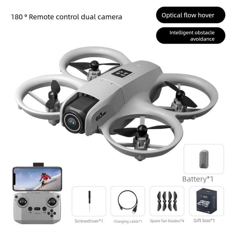 GT HD Remote Control Aircraft Dual Camera Altitude Hold Aerial Photography Drone RC Model