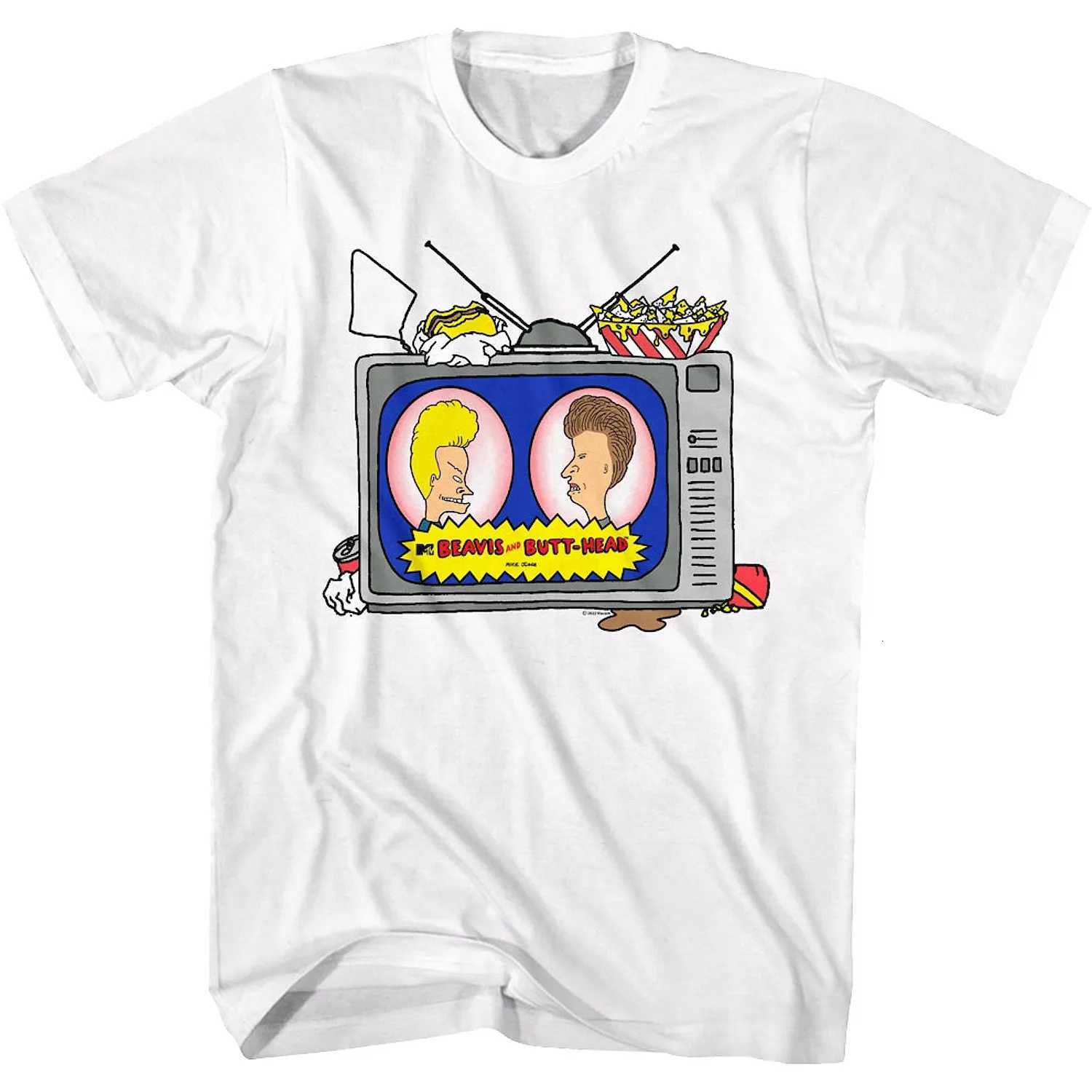 1993 Cartoon Beavis and Butthead American Retro Tshirt for Men and Women BreathableXJ250929