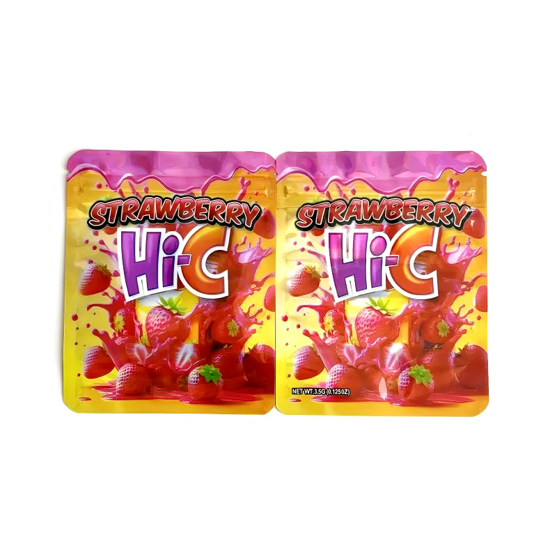 Empty Mylar Bag 3.5g Resealable Packaging Bags 3.5Gram Sprinklez Gummies Zipper Lock Plastic Pouch For Dry Herb Flower Plastic Case