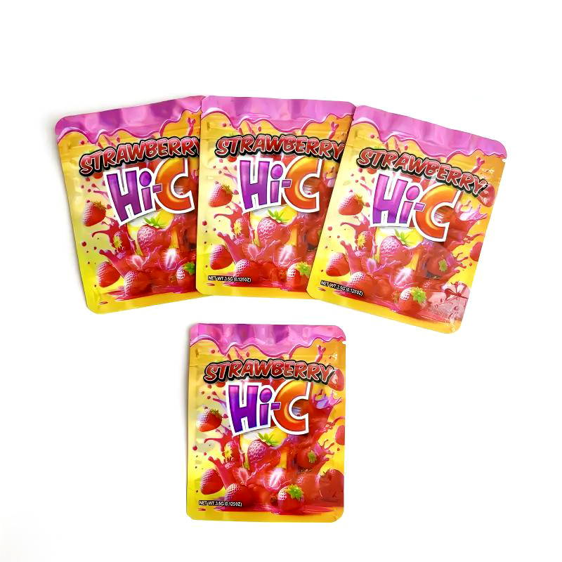 Empty Mylar Bag 3.5g Resealable Packaging Bags 3.5Gram Sprinklez Gummies Zipper Lock Plastic Pouch For Dry Herb Flower Plastic Case