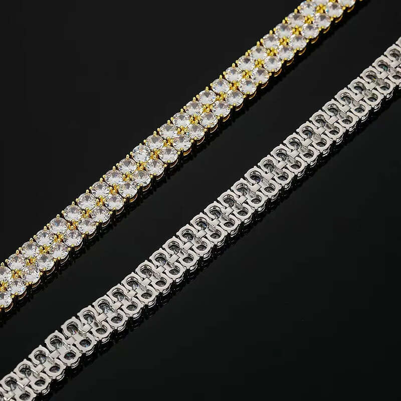 Tennis Chain, designer jewelry for women men nature charms jewelery love gift, 2024 New 6mm Moissanite bracelet