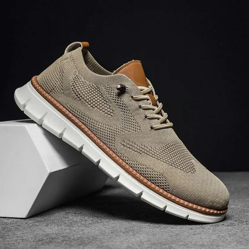 Men Casual Shoes Breeze Stylish Oxfords Fashion Formal Business Urban Shoes For Male Non Slip Dress Sneakers For Party 086
