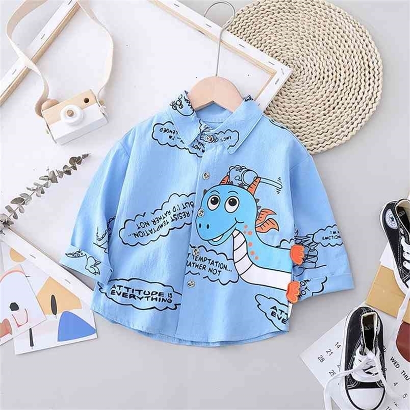 Spring Autumn Cotton Baby Boy Clothes Children Long sleeve shirt plad top tees Infant Out Kids Fashion Toddler Casual Clothing 210713