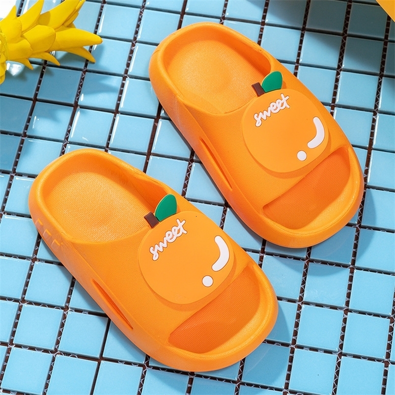 Slipper Cartoon Kids Cute Slippers For Girls Bathroom Non-Slip House Slippers Summer Home Shoes Boy PVC Soft Sole Children Slippers Baby 230301