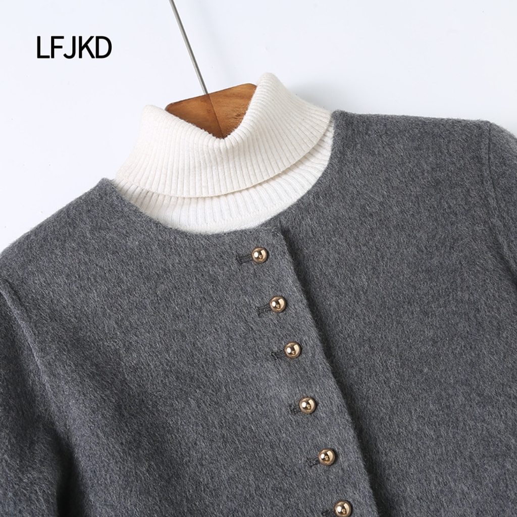 KK20 2025 new European and American style long-sleeved shirt-style cardigan women's versatile commuter top button-down casual jacket
