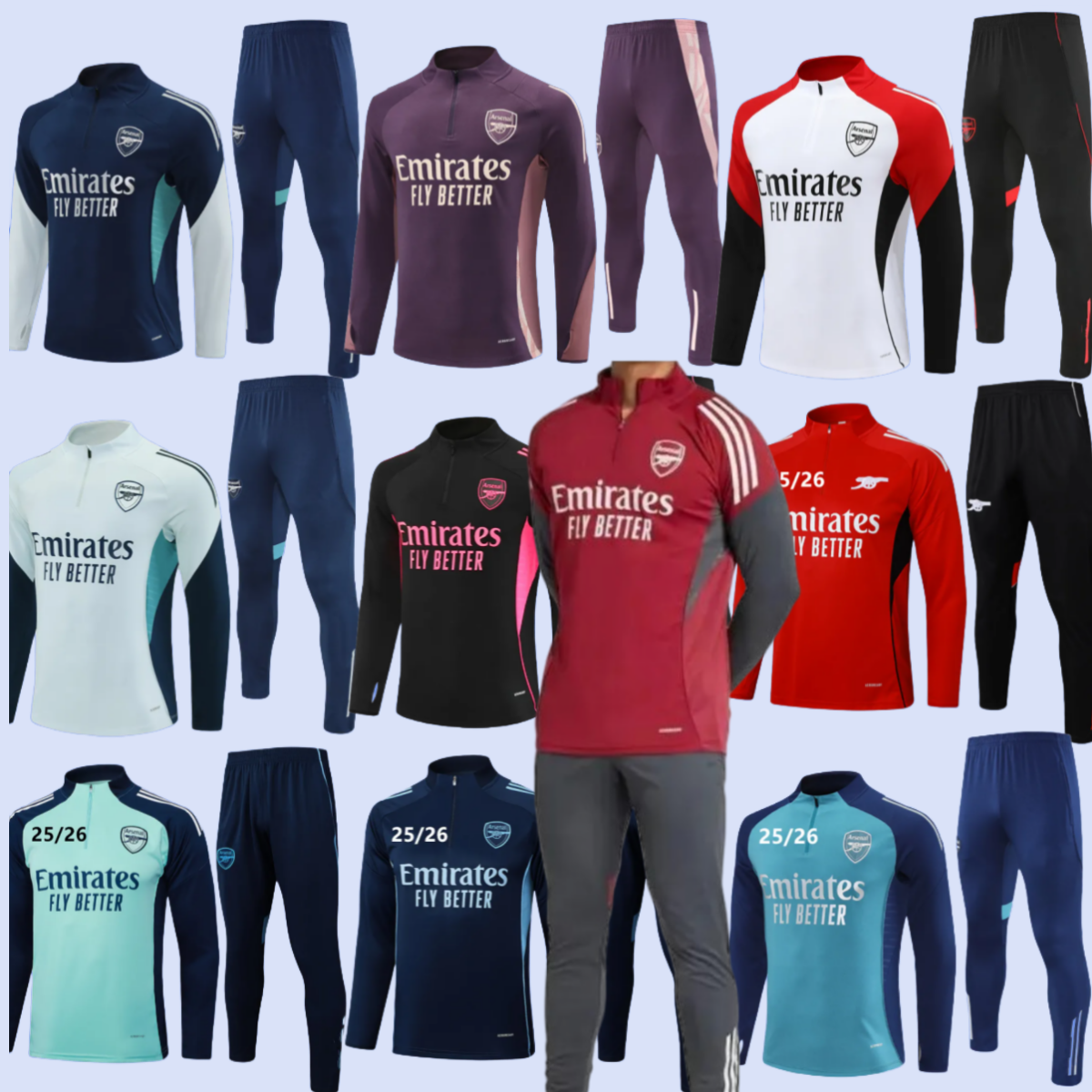 2025 2026 PEPE SAKA arsen ADULT tracksuit Football soccer jerseys 25 26 Gunners training suit ODEGAARD THOMAS TIERNEY SMITH ROWE Transport Men Kids sportswear kit