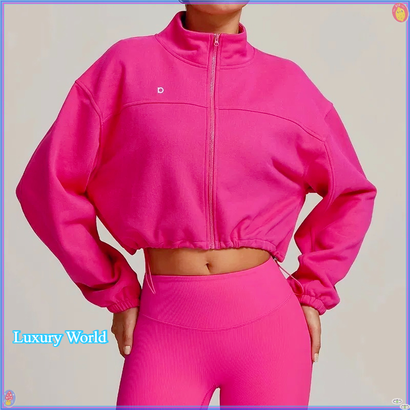 Yoga Outfit New thickened warm hoodies Polar Fleecesports jackets for womens outdoor leisure wear yoga training fitness jacket