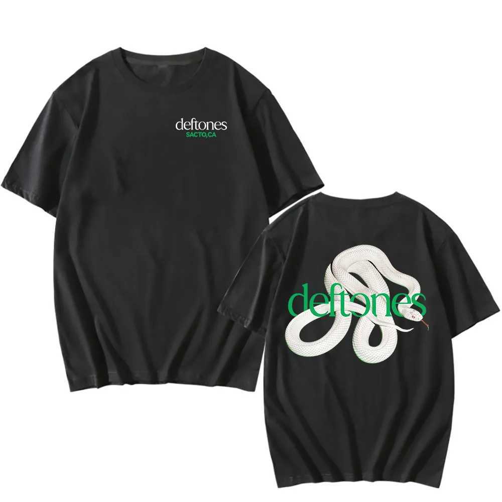 Private Music Tracklist Tees Deftones Rock Band Printing Tshirt Cotton Loose Short Sleeve T Shirt Women Men Unisex StreetwearXJ250929