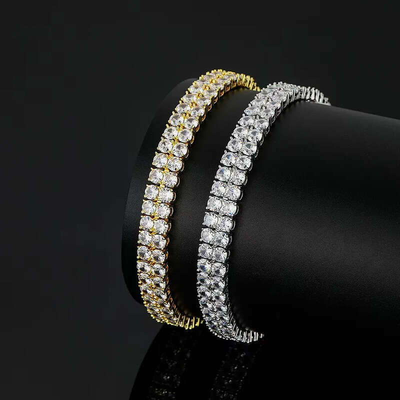 Tennis Chain, designer jewelry for women men nature charms jewelery love gift, 2024 New 6mm Moissanite bracelet