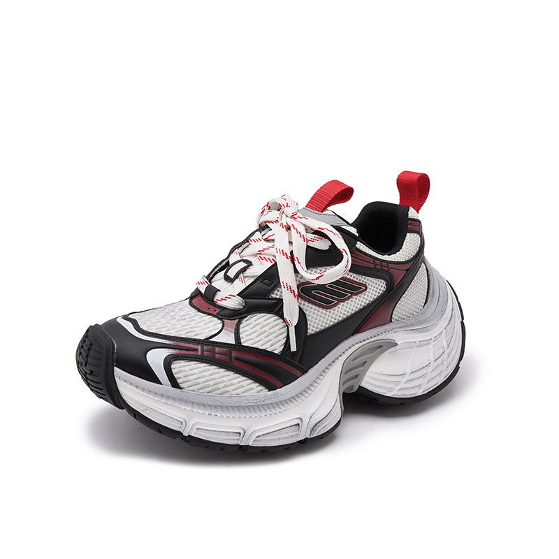 10XL Thick-Soled Dad Shoes for Women 2025 Autumn New Couple Korean Style Versatile Lightweight Non-Slip Casual Sneakers Trend ddmymarket