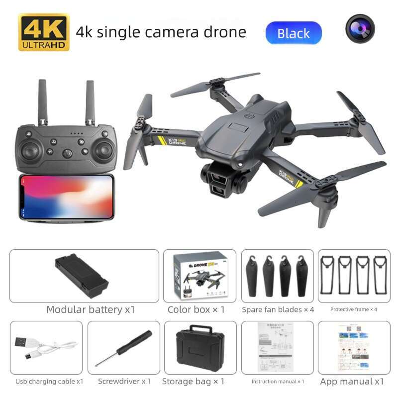 K MAX Folding HD Dual Camera Aerial Photography Altitude Hold Quadcopter Remote Control Aircraft Drone