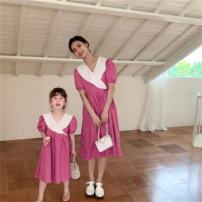 Family Matching Outfits Family Matching Outfits Spring Summer Dress Baby Girl Dress Girl Dress Women Dress Mother Daughter Look Clothes 230421