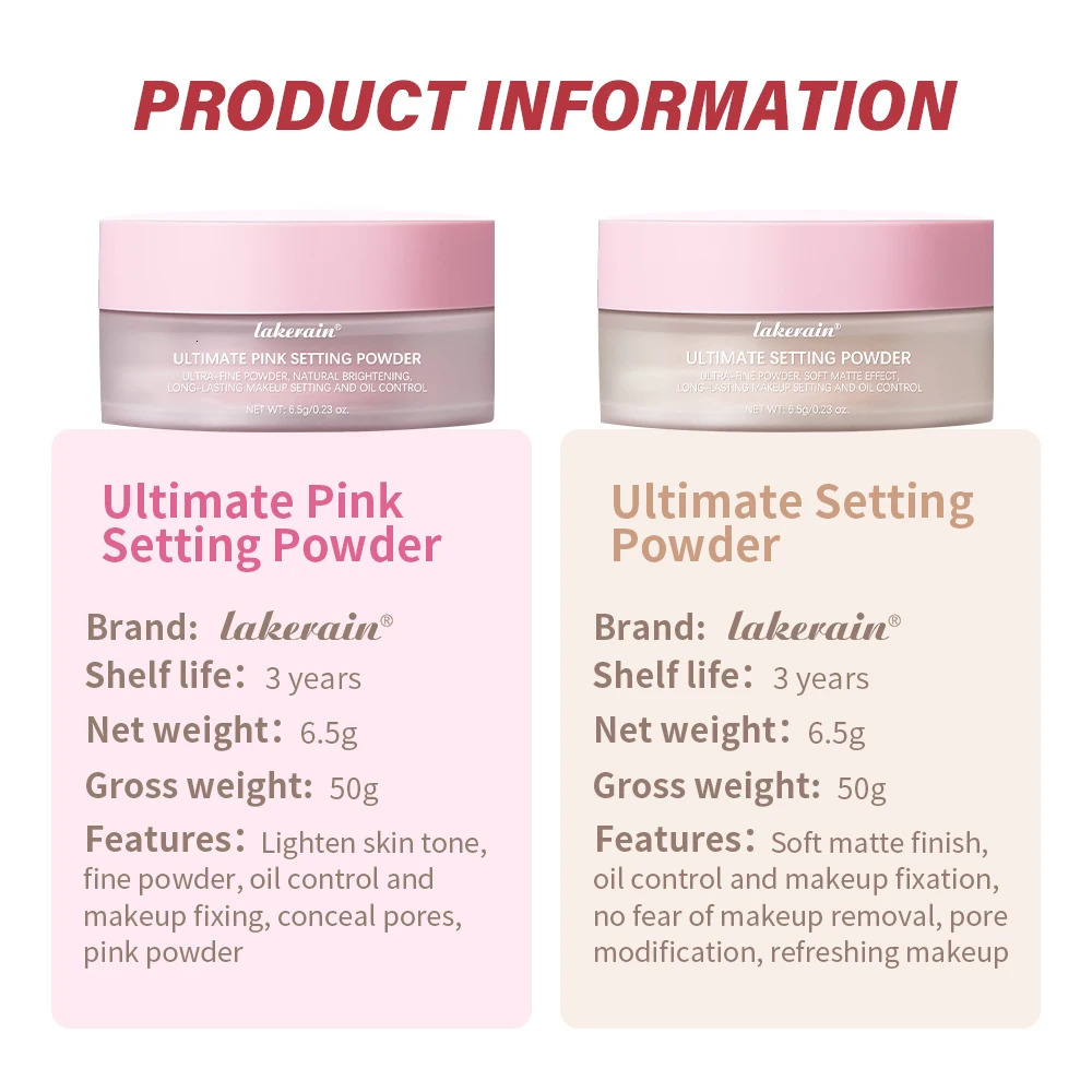 Ultimate Blurring Setting Powder Full Size longLasting Soft Matte Finish Oil Control and Makeup Fixation Modification one Size 250929