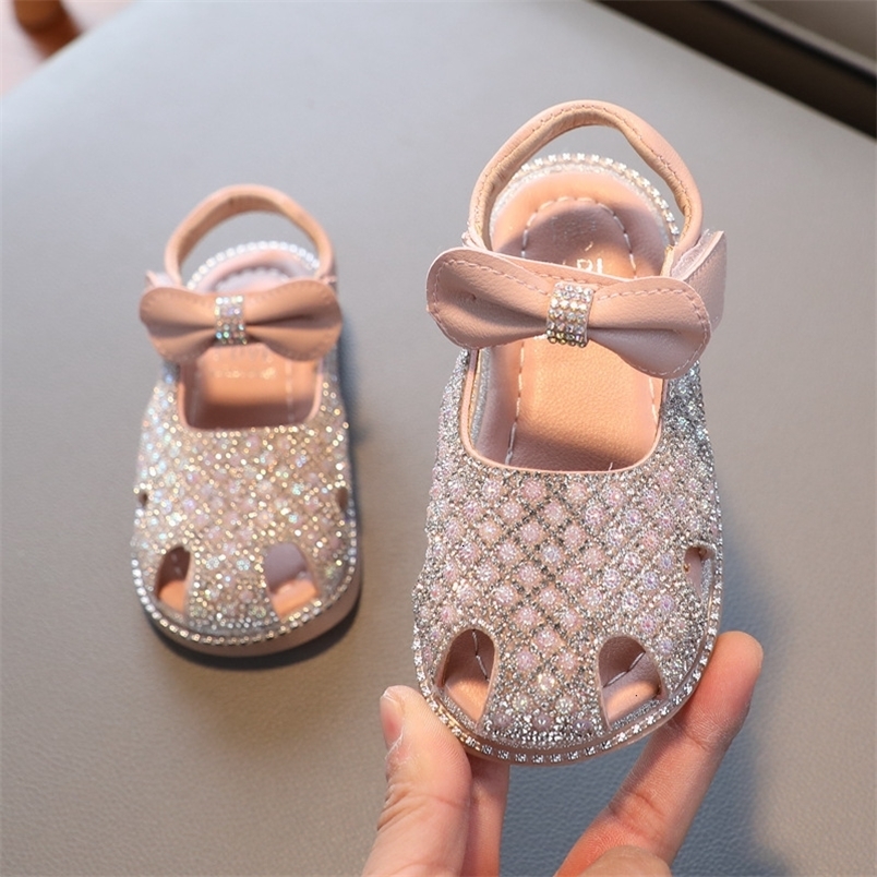 Sandals Girls Sandals Summer Fashion Princess Sandals Baby Non-slip Kids Beach Sandals Children Shoes G743 230515