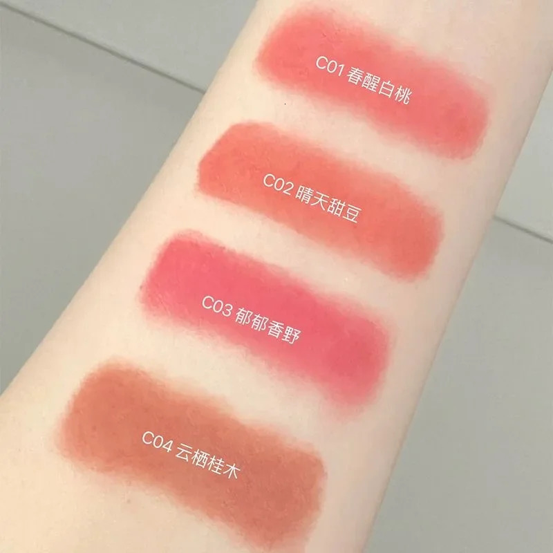 CHIOTURE Canned Lip Mud Velvet Lip Cream Matte LongLasting NonSticky Lipstick Korean Blush For Cheeks Not Animal Tested 250930