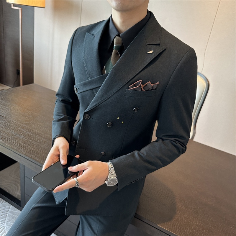 master quality k1671 floral suit jacket men's suit business casual texture suit men's