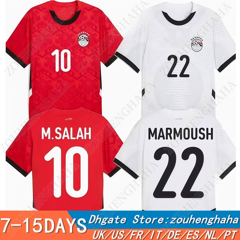Egypt Camiseta Futbol Vintage 2024 25 Football Shirt Tops Soccer Jersey Men Home Away Third Trikot Player version Fans