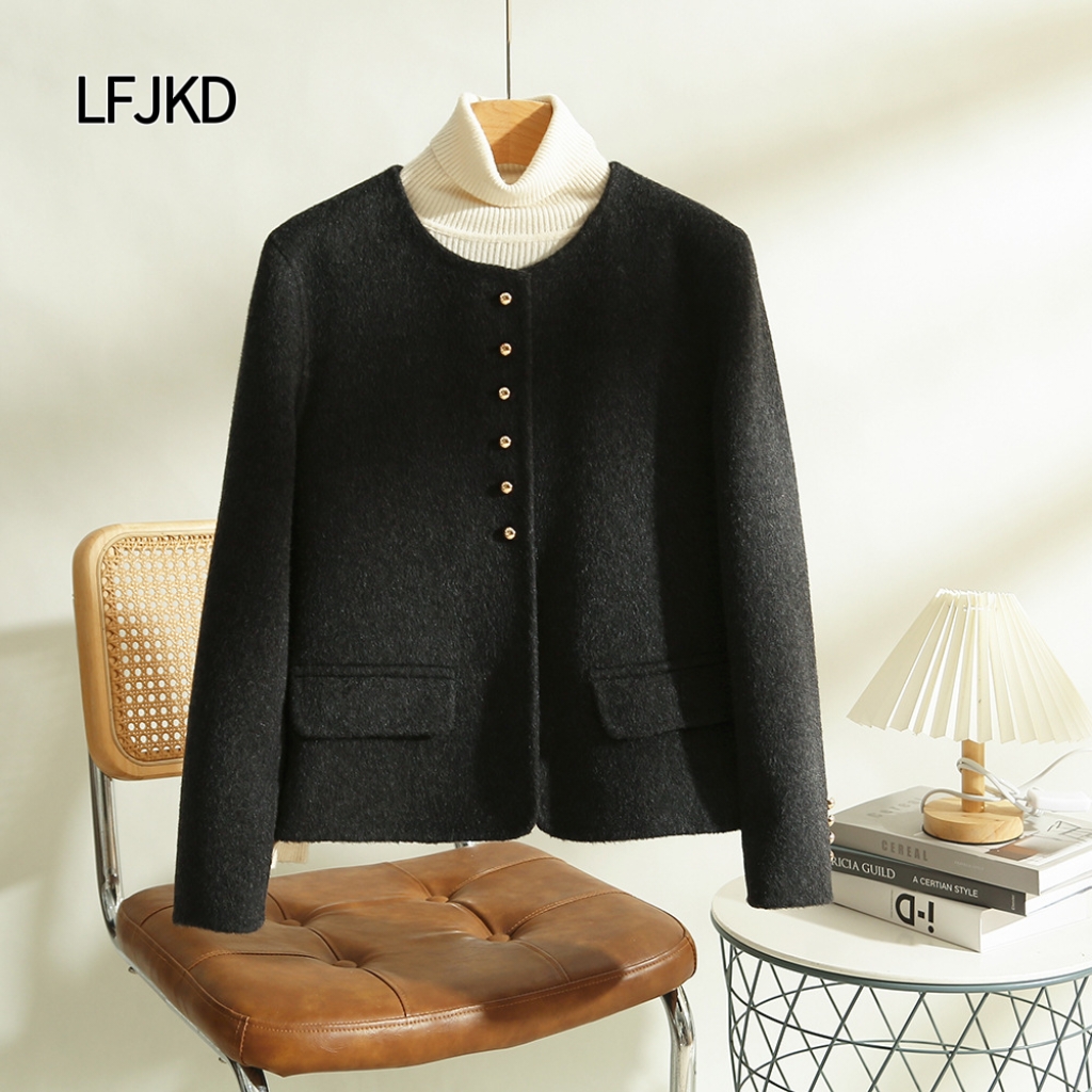 KK20 2025 new European and American style long-sleeved shirt-style cardigan women's versatile commuter top button-down casual jacket