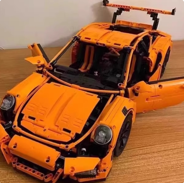 Top quali 42056 leg0 P0rsche 911 GT3 sports car building block mechanical group racing car model high diffic boy toy model C251111