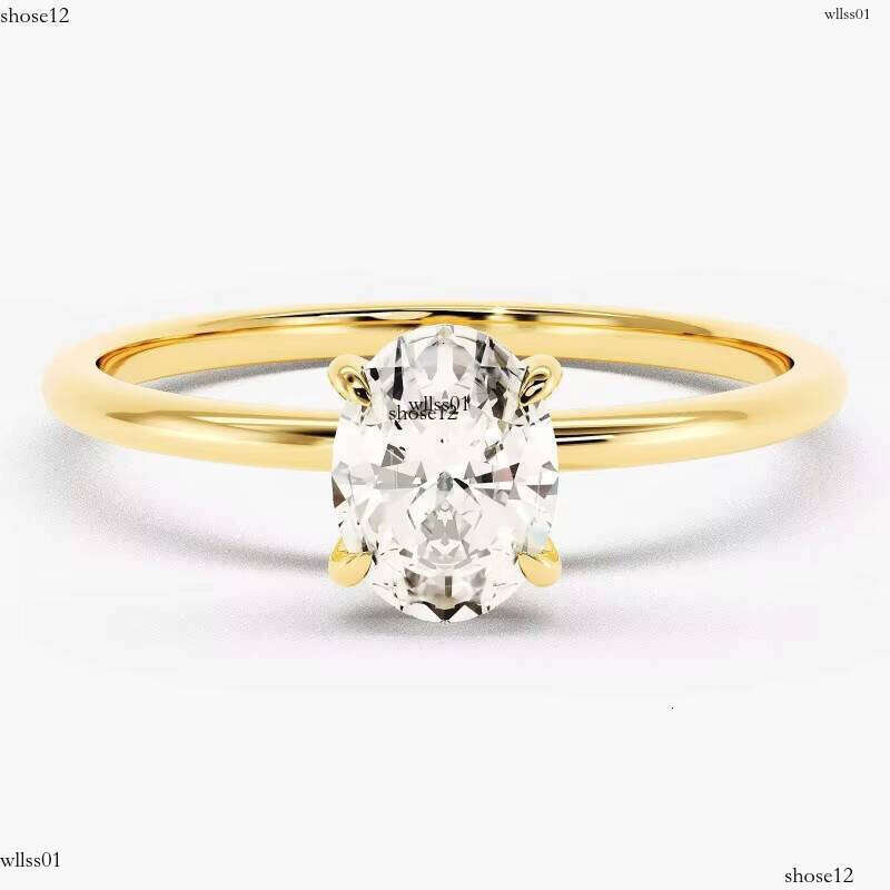 1.5 CT Silicon Stone Engagement Exquisite Wedding 4 Prong Solitaire Ring