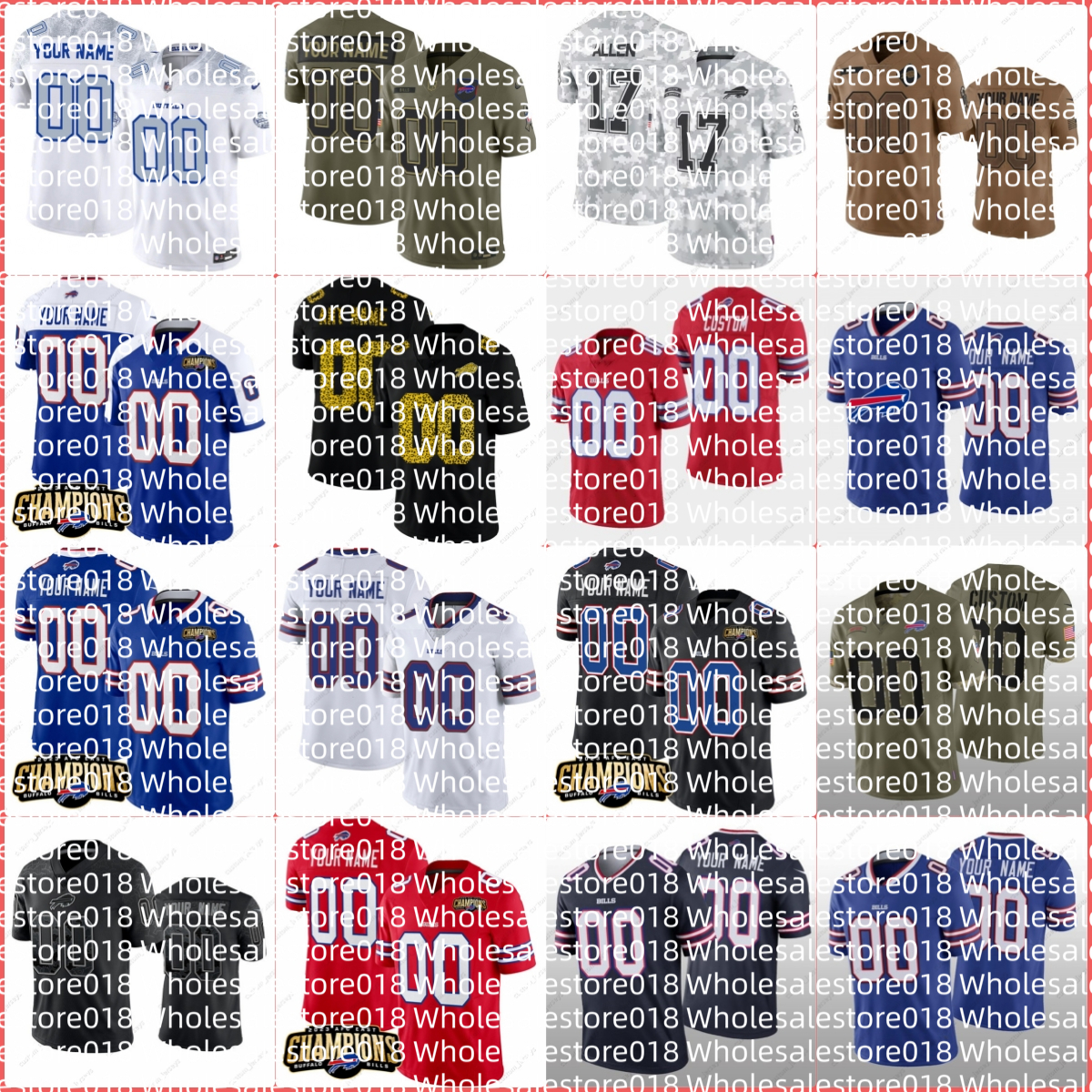 NFL Bills Jersey Josh Allen Thurman Thomas Keon Coleman Gabriel Davis Von Miller Cook Dawson Knox Beasley Milano Dalton Kincaid Gregory Rousseau Hamlin Football