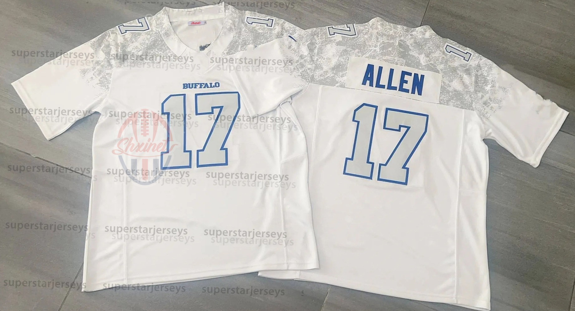 Personalized Custom 2025 Rivalries Football Jersey Josh Allen Joey Bosa Gabriel Davis Von Miller Dawson Knox Jim Kelly Embroidered