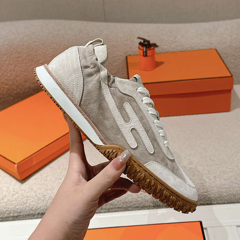 H Brand New JET Series Genuine Leather Flat White Forrest Gump Training Couple Sports Fashion Casual Shoes for Men and Women a2