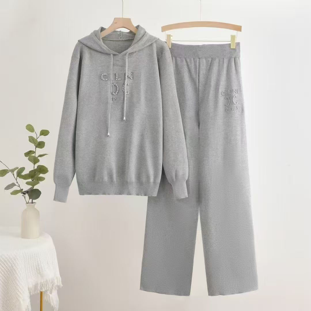 Women's Tracksuits Women Designer Hoodie Pants Set Fashion Autumn Woman Sweatshirt 2pcs Set Womens Y2K Long Sleeves Hoodies Pullover Sportswear Cardigan