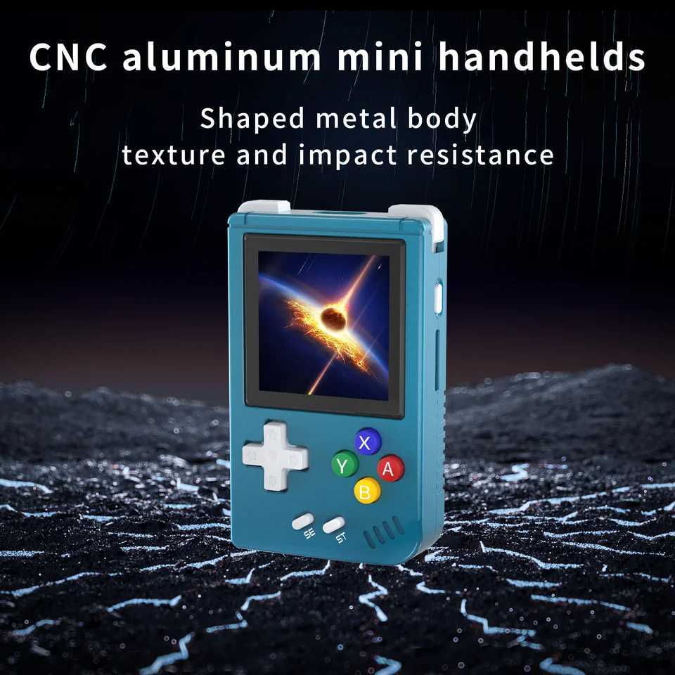 ANBERNIC RG NANO Pocket Mini Handheld Game Player Metal Shell 154 Screen Game Console Linux 1050mAh Battery Hifi Speaker Z250928