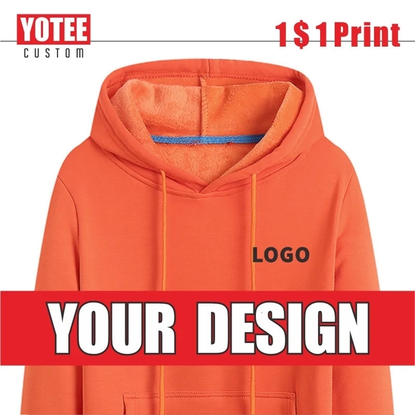 YOTEE autumn and winter thick trend pullover custom sports men women casual hoodies 240430